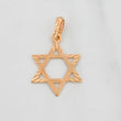 Dije Silueta Estrella 0.75g / 2.5cm Oro Rosa 18K