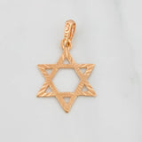 Dije Silueta Estrella 0.75g / 2.5cm Oro Rosa 18K