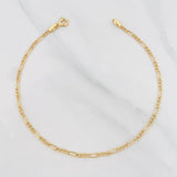 Pulso Figaro 1.1g / 20cm / 2.19mm Oro Amarillo 18K