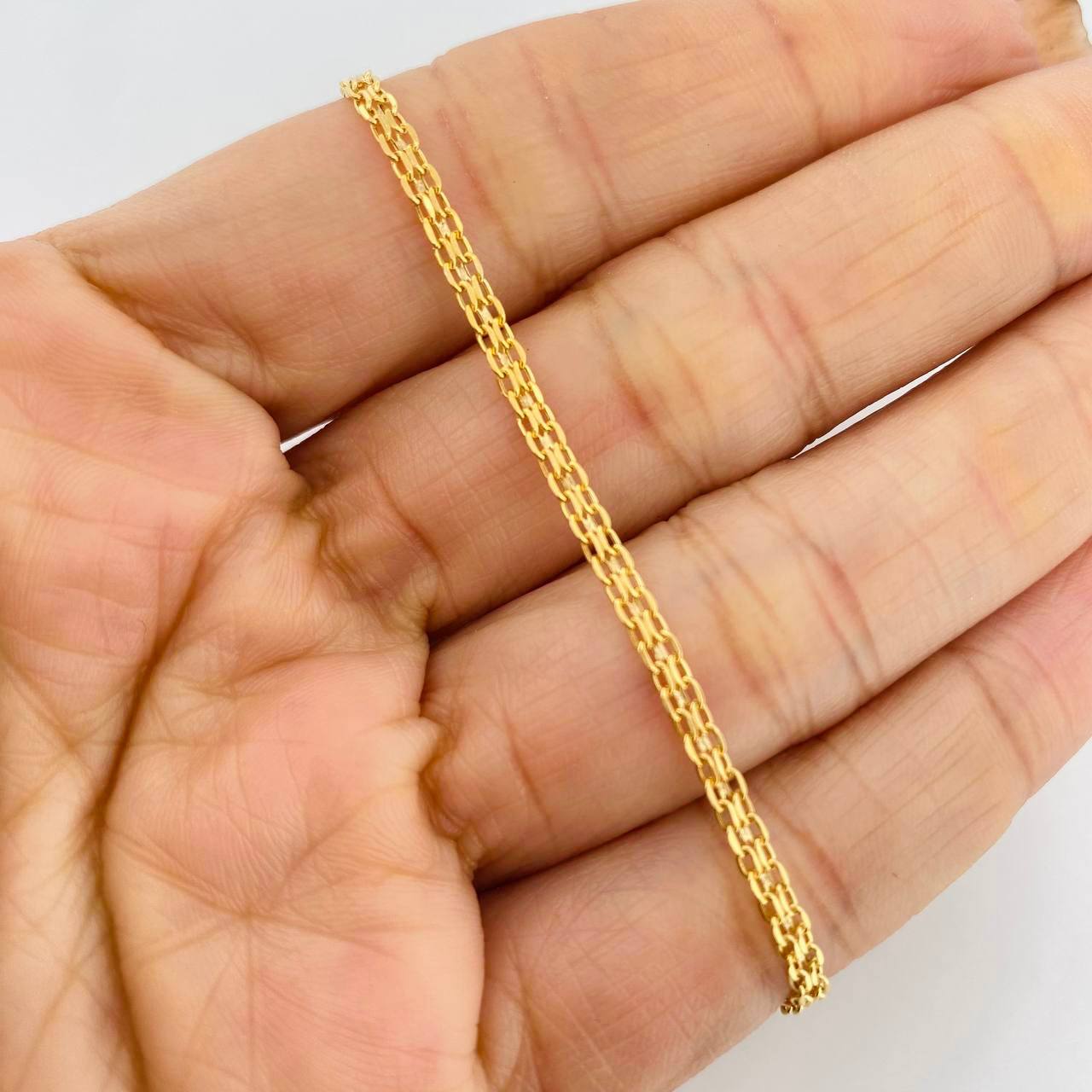 Pulso China 1.35g / 19cm / 2.22mm Oro Amarillo 18K
