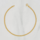Pulso Cubano 1.05g / 19cm / 2.4mm Oro Amarillo 18K