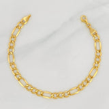 Pulso Figaro 2.8g / 18cm / 4.46mm Oro Amarillo 18K