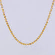 Cadena Ice 23.5 g / 70.4 cm / 3.2 mm Dos Oros Amarillo Blanco 18K