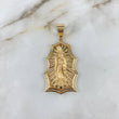 Dije Virgen de Guadalupe 31.25gr / 8.7cm / Circones Blancos Oro Amarillo ©