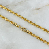 Cadena Lazo  5.3gr / 60cm / 2.65mm Oro Amarillo +3 &