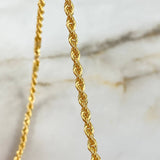 Cadena Lazo  5.3gr / 60cm / 2.65mm Oro Amarillo +3 &