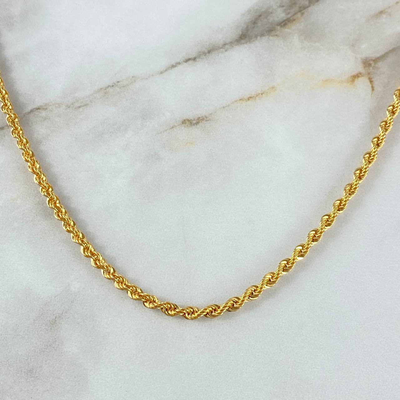 Cadena Lazo 6.8gr / 60cm / 3mm Oro Amarillo ©
