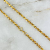 Cadena Lazo  6.75gr / 50cm / 2.75mm Oro Amarillo +3 &