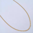 Cadena Escalera Plana 2.45gr / 45cm / 1.9mm Tres Oros +3 18K $