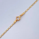 Cadena Escalera Plana 2.5gr / 60cm / Tres Oros +3 18K $