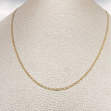 Cadena Escalera Plana 2.5gr / 60cm / Tres Oros +3 18K $