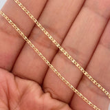 Cadena Escarela Plana 1.4gr / 50cm / Tres Oros +3 18K $