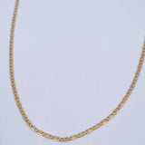 Cadena Escarela Plana 1.4gr / 50cm / Tres Oros +3 18K $