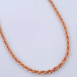 Cadena Lazo 7gr / 59.8cm / Oro Rosa +3 18K $