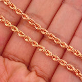Cadena Lazo 7gr / 59.8cm / Oro Rosa +3 18K $