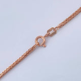 Cadena Franco 3.7gr / 60cm / Oro Rosa +3 18K $
