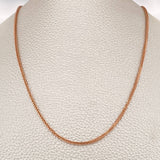 Cadena Franco 3.2gr / 49.8cm / Oro Rosa +3 18K $