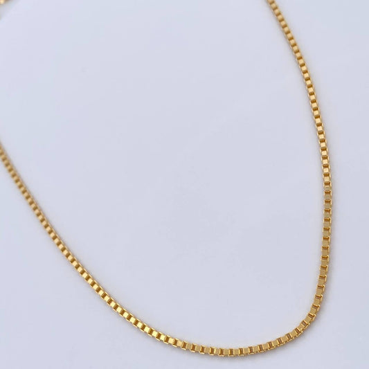 Cadena Veneciana 3.7gr / 60cm / 1.3mm Oro Amarillo +3 $