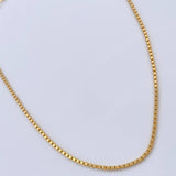 Cadena Veneciana 3.65gr / 60cm / Oro Amarillo +3 18K $