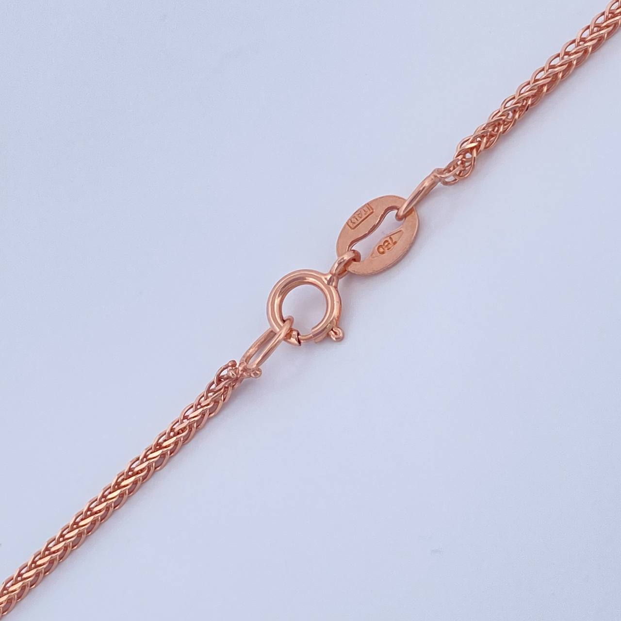 Cadena Franco 3.25gr / 49.8cm / Oro Rosa +3 18K $