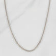 Cadena Veneciana 17.75g / 60cm / 1.98mm Oro Blanco 18K