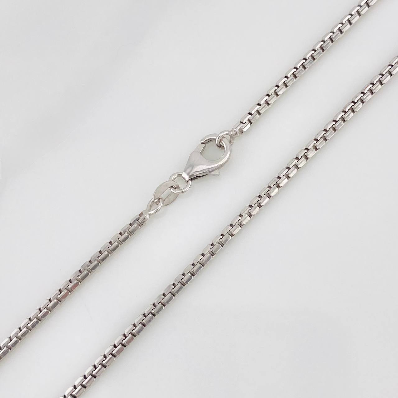 Cadena Veneciana 17.75g / 60cm / 1.98mm Oro Blanco 18K