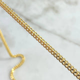 Cadena Franco 37.05gr / 60cm / 3mm Oro Amarillo +4 18K *