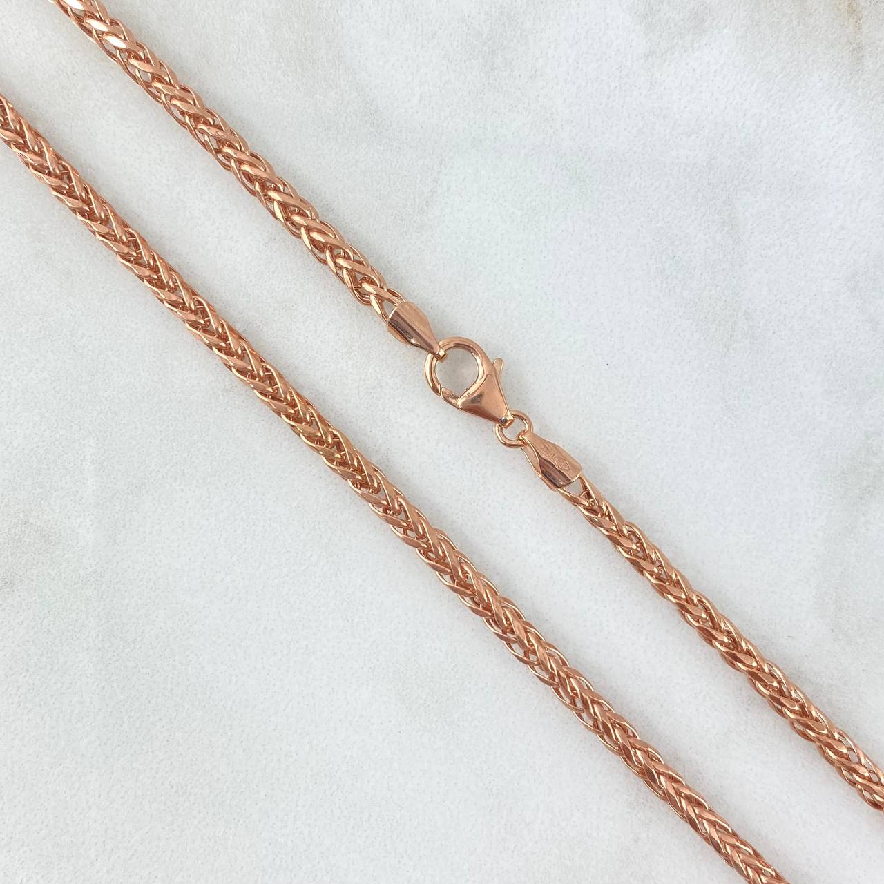 Cadena Franco 9.3gr / 60cm / 3mm Oro Rosa +4 ©