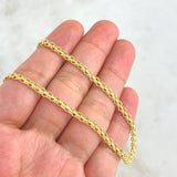 Cadena China 4.6gr / 50cm / 3.3mm Oro Amarillo +1 18K ©