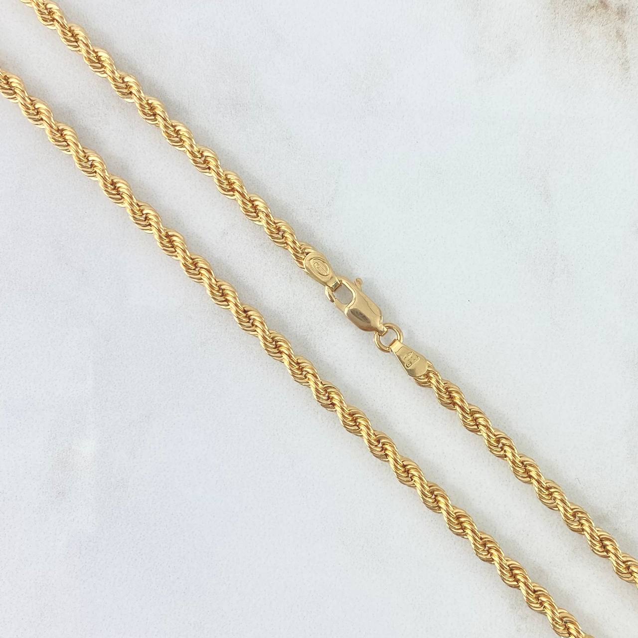 Cadena Lazo 2gr / 60cm / 1.7mm Oro Amarillo +3 ©