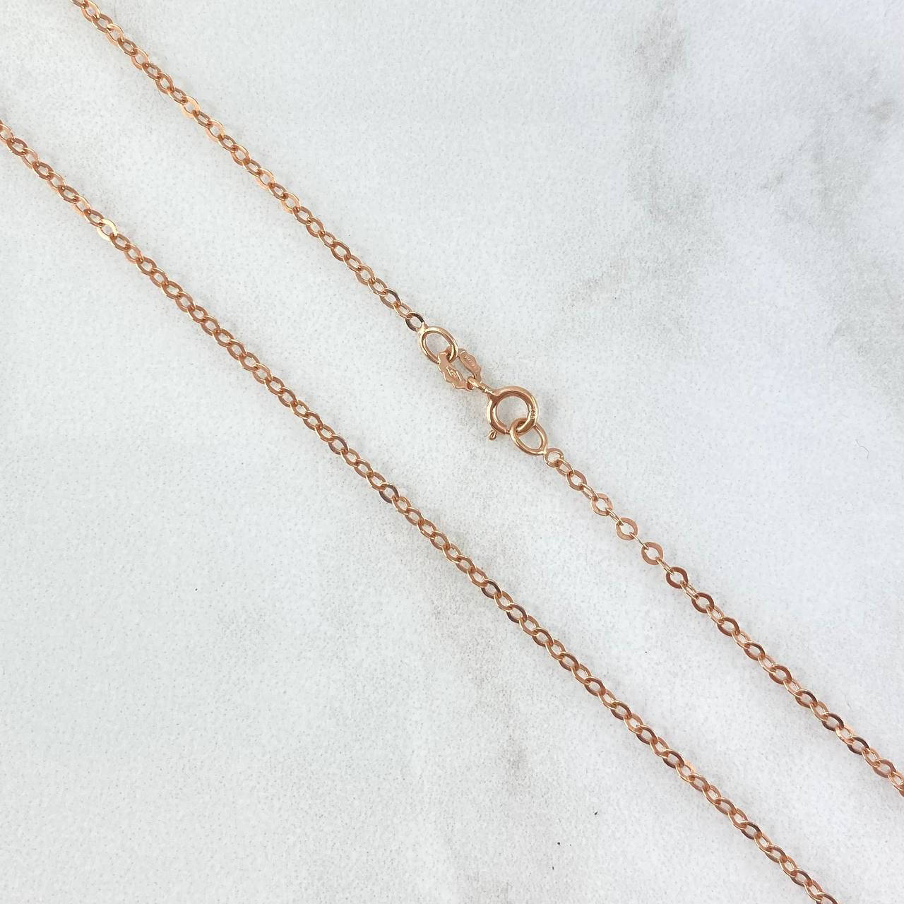 Cadena Aro Seguido 1.45gr / 40cm / 2mm Oro Rosa +3*