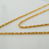 Set Cadena Lazo + Dije Oso / 1,2gr / 45.2 cm Oro Amarillo 18K