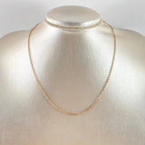 Cadena Aro Seguido 1.45gr / 40cm / 2mm Oro Rosa +3*