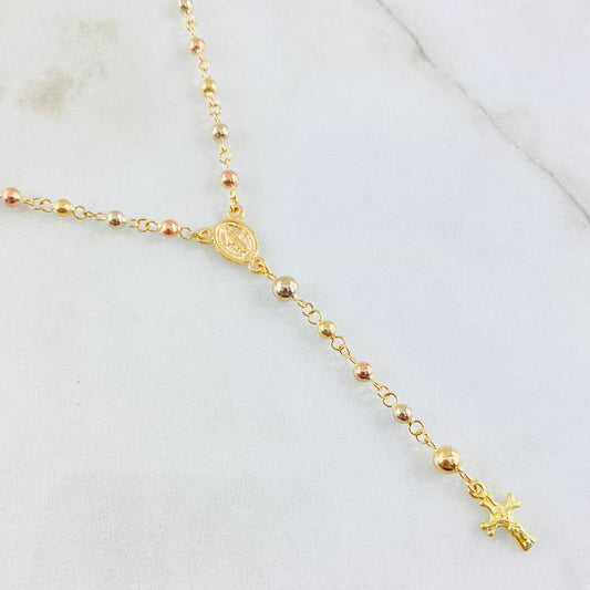Rosario Virgen Milagrosa 6.2gr / 50cm / Tres Oros 18K *
