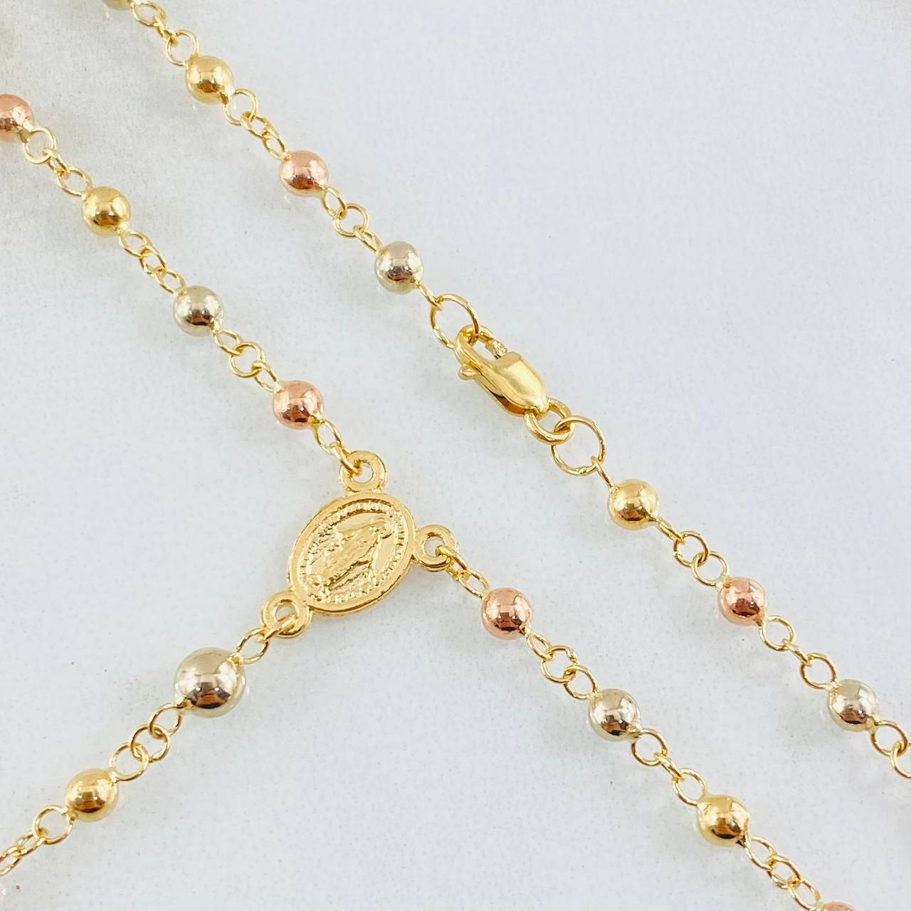 Rosario Virgen Milagrosa 6.2gr / 50cm / Tres Oros 18K *