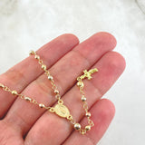 Rosario Virgen Milagrosa 6.2gr / 50cm / Tres Oros 18K *