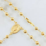 Rosario Virgen Milagrosa 9.25gr / 60cm / Oro Amarillo 18K *
