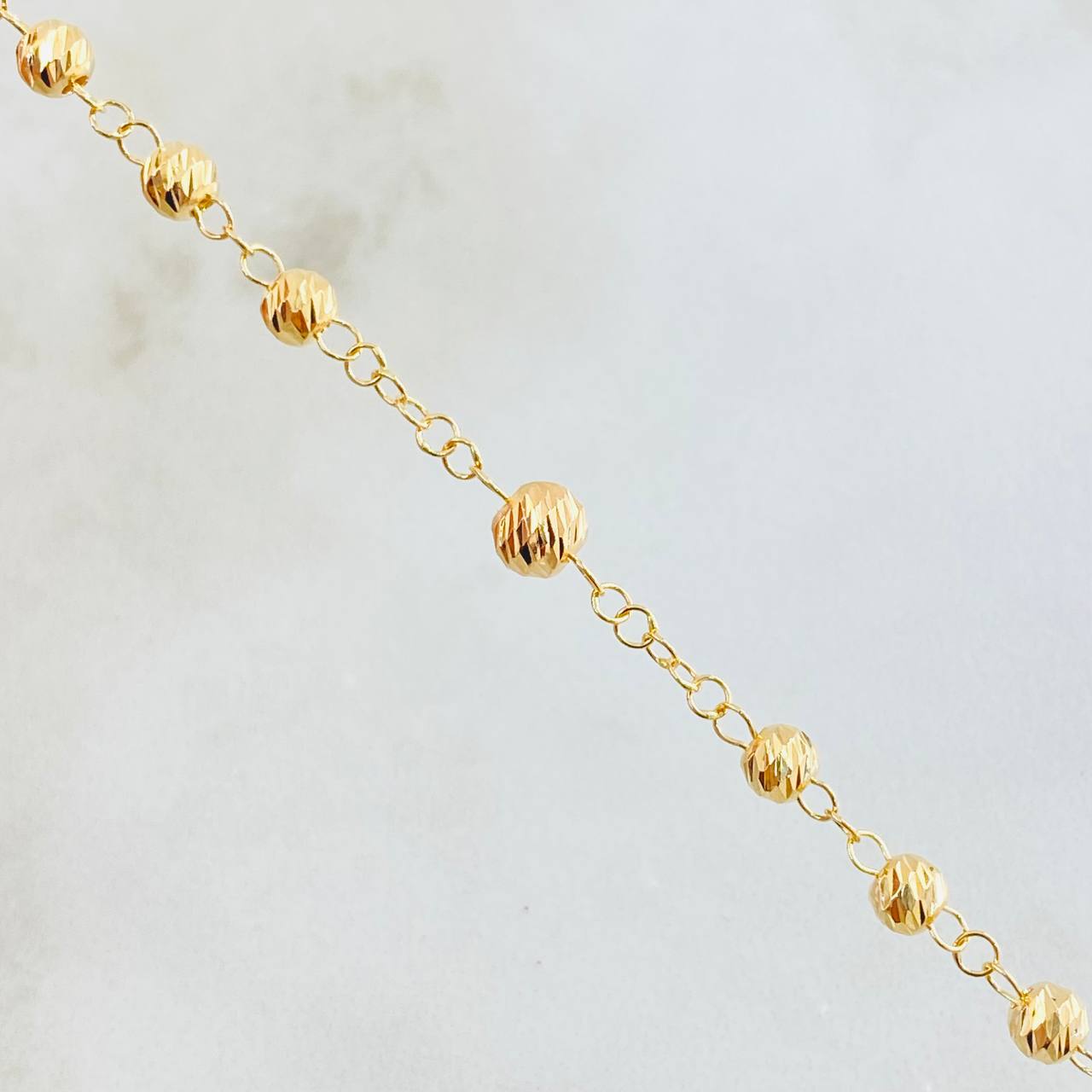 Rosario Virgen Milagrosa 9.25gr / 60cm / Oro Amarillo 18K *