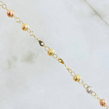 Rosario Virgen Milagrosa 9.45gr / 60cm / Tres Oros 18K *