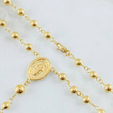 Rosario Virgen Milagrosa 9.05gr / 55cm / Oro Amarillo 18K *