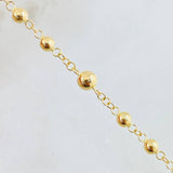 Rosario Virgen Milagrosa 9.05gr / 55cm / Oro Amarillo 18K *