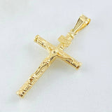 Dije Cruz Cristo 1.95gr / 4.3cm / Oro Amarillo 18K