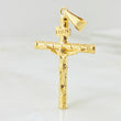Dije Cruz Cristo 1.7gr / 4.3cm / Oro Amarillo 18K