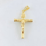 Dije Cruz Cristo 1.3gr / 3.5cm / Oro Amarillo 18K *