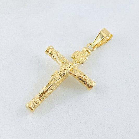 Dije Cruz Cristo 1.2gr / 3.6cm / Oro Amarillo 18K