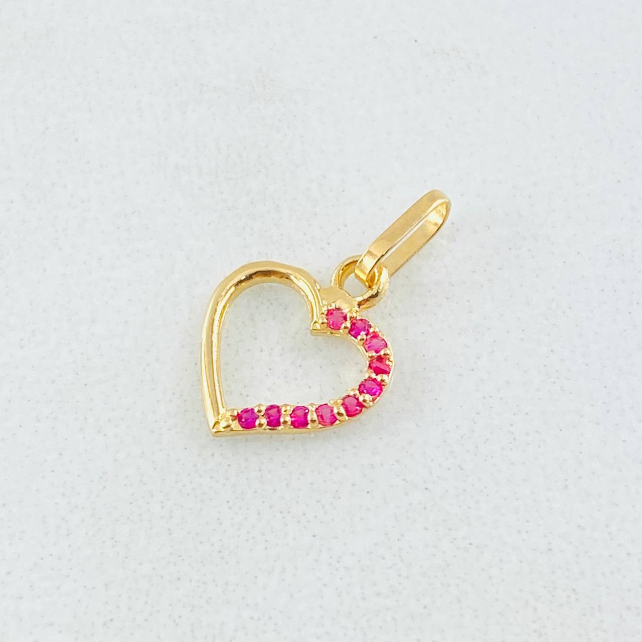 Dije Corazón 0.3gr / 1.5cm / Oro Amarillo 18K *