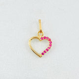 Dije Corazón 0.3gr / 1.5cm / Oro Amarillo 18K *