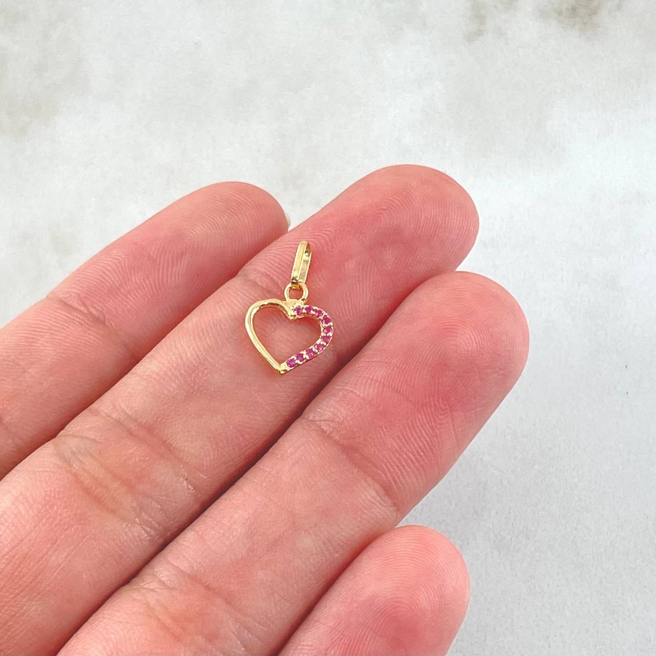 Dije Corazón 0.3gr / 1.5cm / Oro Amarillo 18K *