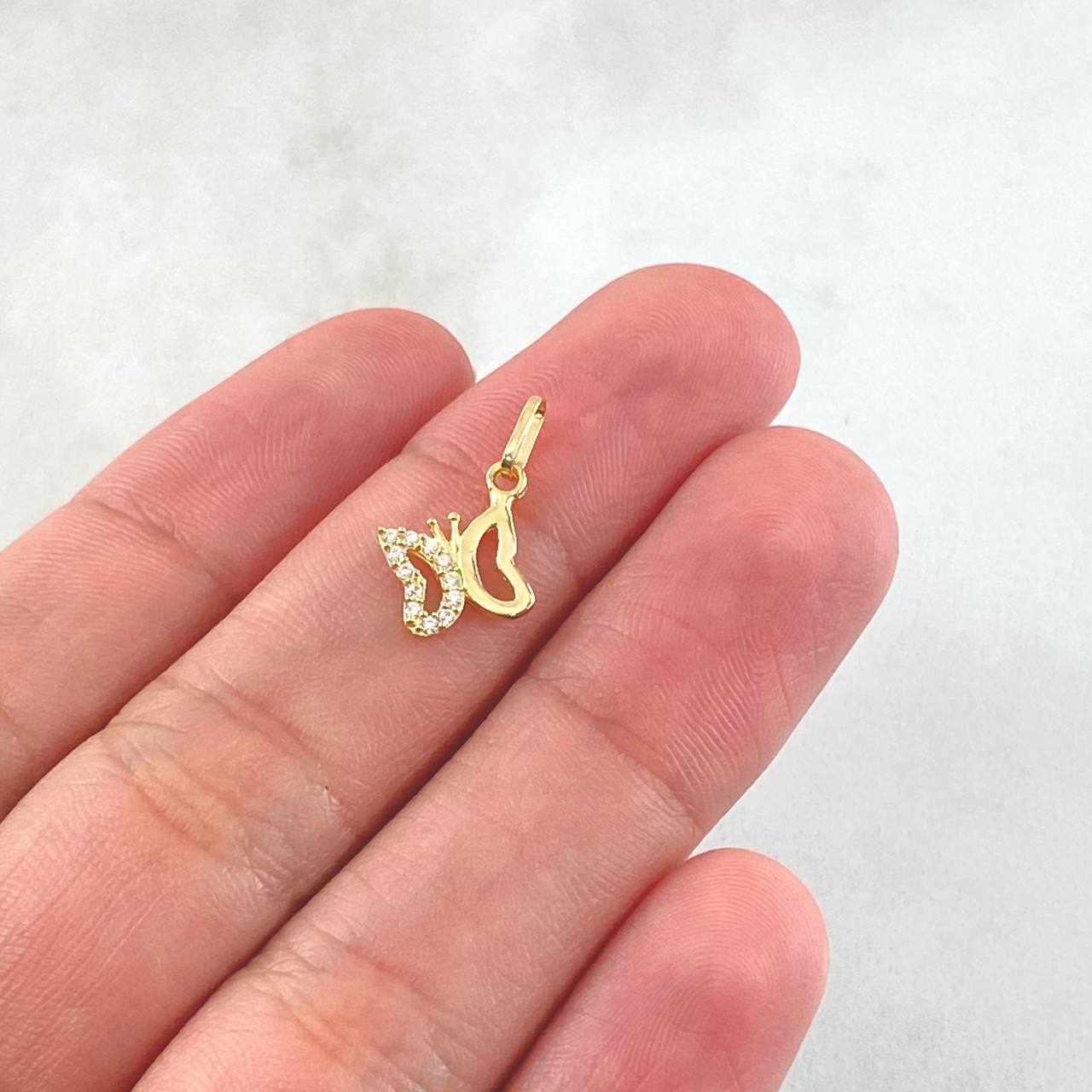 Dije Mariposa 0.5gr / 1.5cm / Oro Amarillo 18K ©