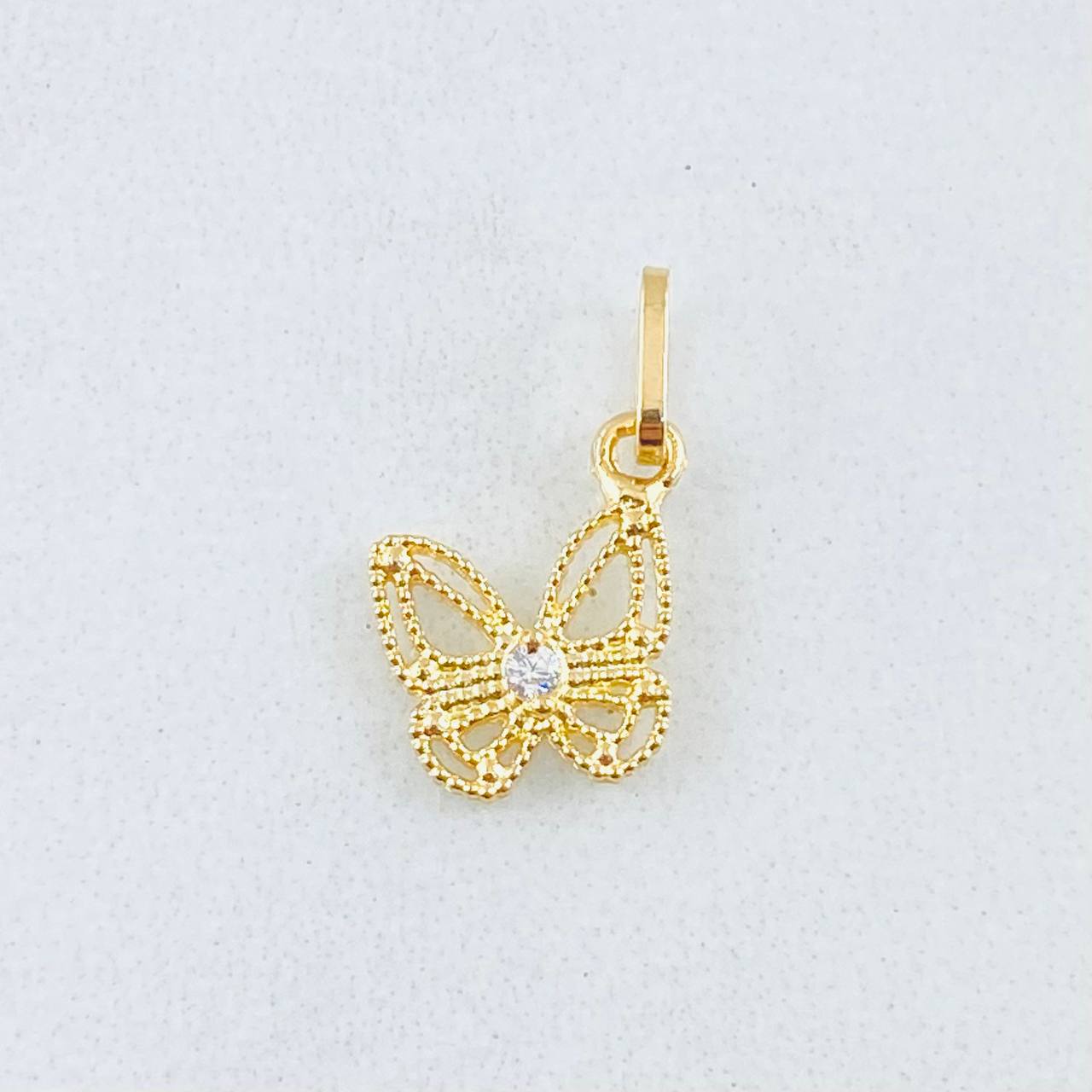 Dije Mariposa 0.4gr / 1.6cm / Oro Amarillo 18K *